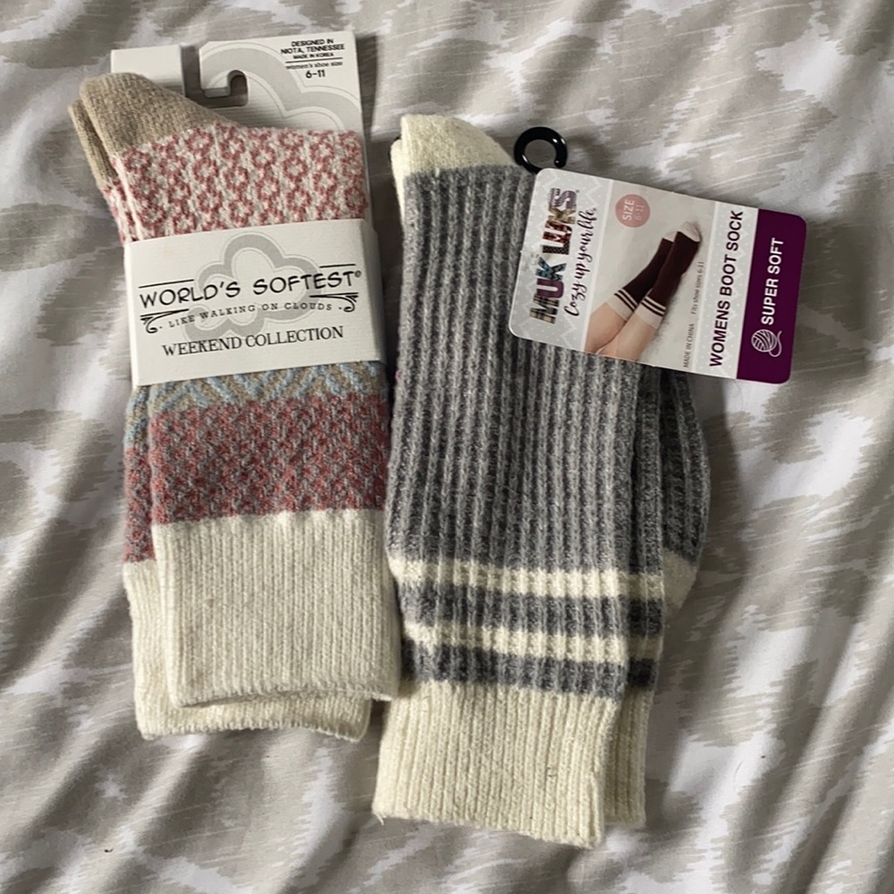 World’s Softest & Muk Luks sock bundle